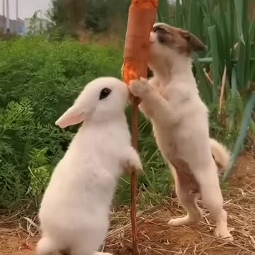 Friendship of beautiful ❤️ Animals