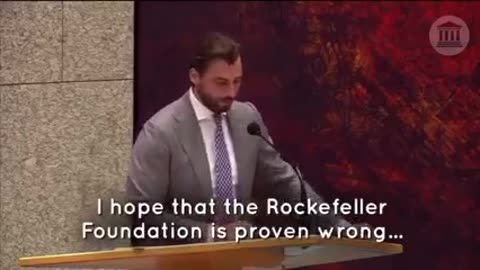 Thierry Baudet: Toespraak in de 2de kamer (2020): Rockefeller ''Lockstep'' rapport van 2010