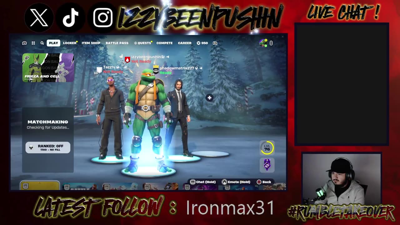 BIG CHILLIN TONIGHT COME TAPN !