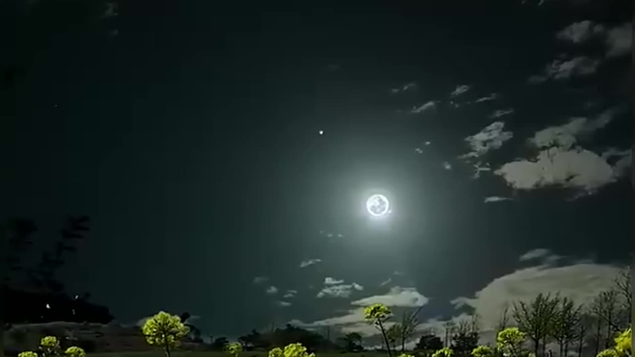 Night view cool relaxing music video moon light night view 2023