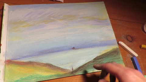 Art Project #6, Claude Monet's Pastel: Broad Landscape, Part 4