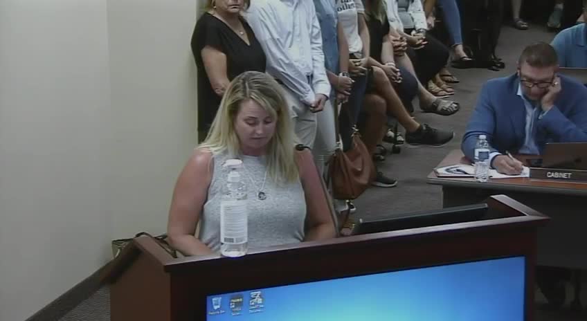 SCHOOL NURSE RESIGNED AT BOARD MEETING