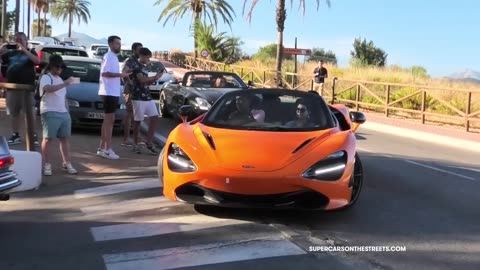 The Hypercars Invasion in Marbella is insane! Chiron Super Sport, Sian Roadster, Monza SP2