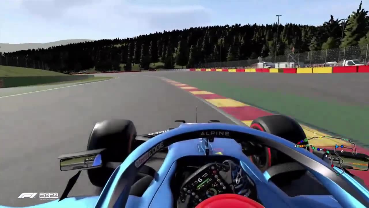 F1 2021 Difficult Corners: Spa Turn 12