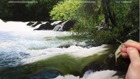 Painting This Rushing River