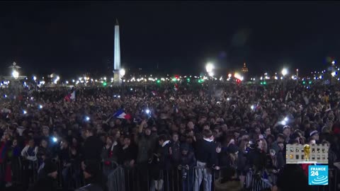 French football team return to acclaim in Paris after their loss in the World Cup • FRANCE 24