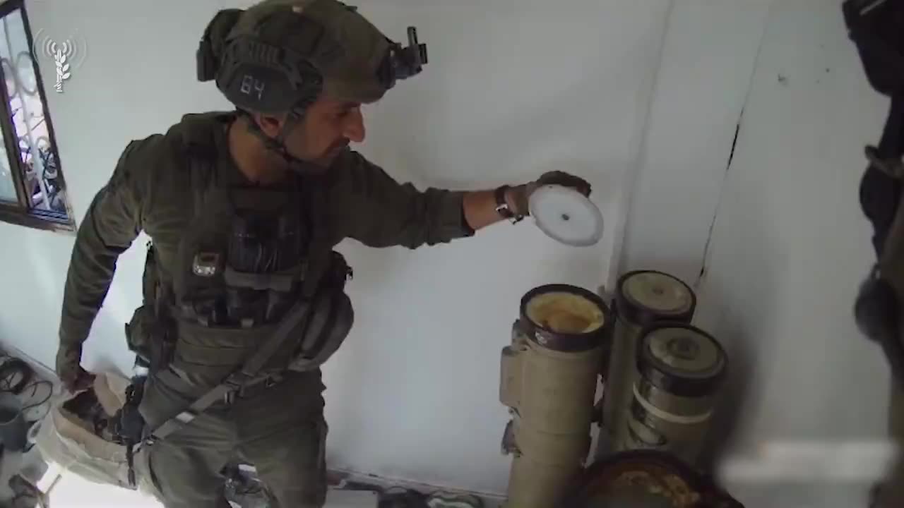 The IDF says troops of the Givati Brigade raided the main headquarters of Hamas’s