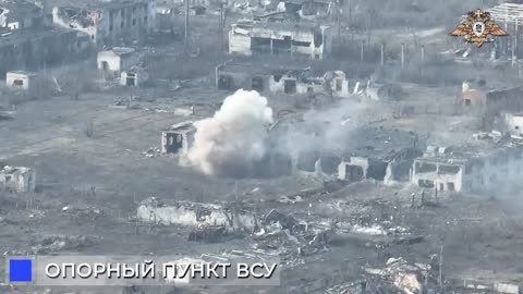 Artillerymen smash the enemy in Avdeevka
