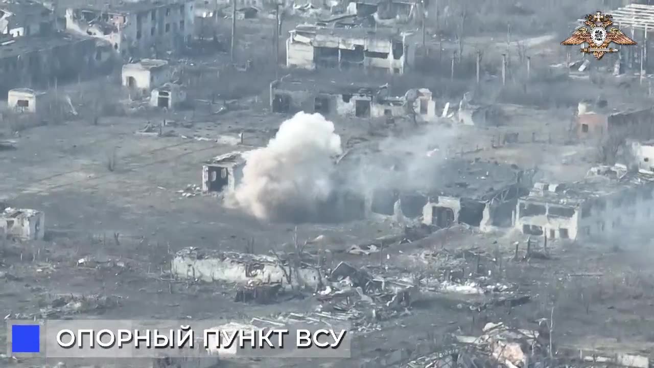 Artillerymen smash the enemy in Avdeevka