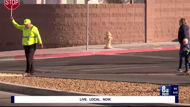 Las Vegas crossing guard, parents accuse drivers of putting students in danger with illegal U-turns
