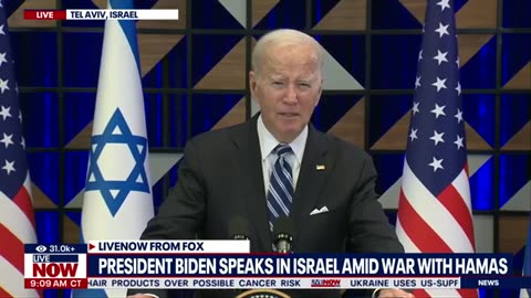 BIDEN ON HAMAS ATTACK "IT'S LIKE FIFTEEN 9/11'S"