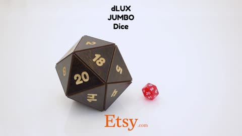 dLUX JUMBO Dice d20