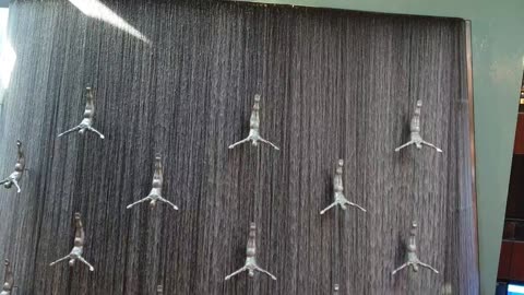 Amazing Dubai Mall waterfall