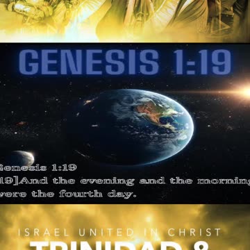 This Is The Creation Of The Lights That Rule The Day & The Night.