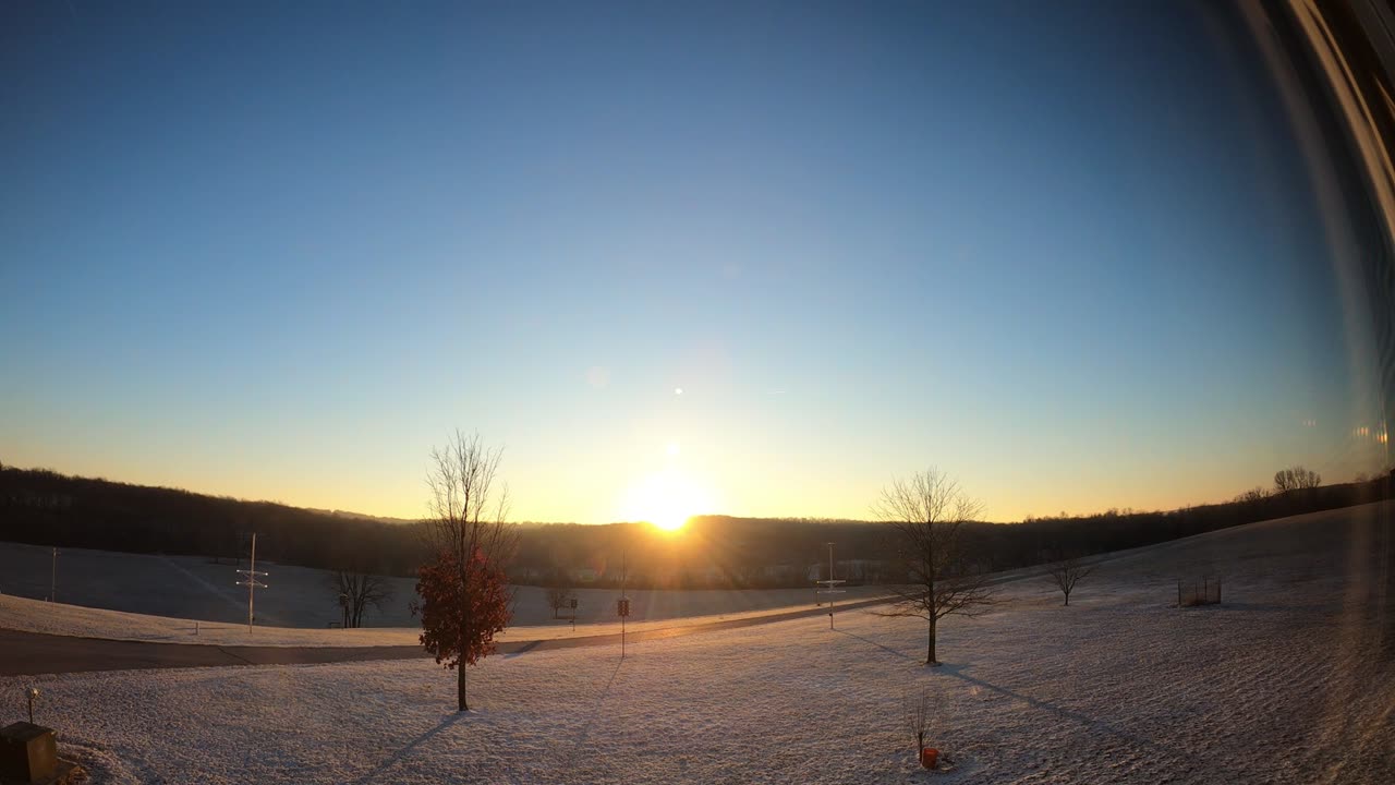 Sun rise 1 10 24 19f/-7c