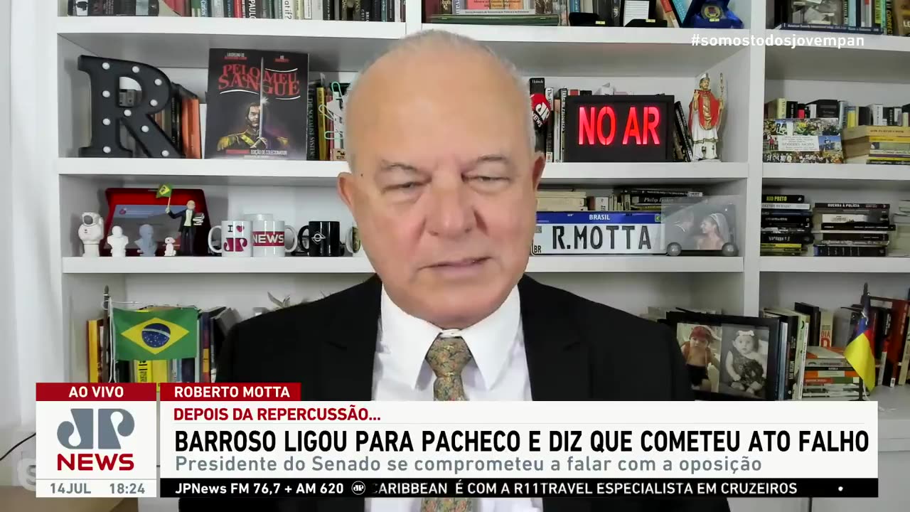 Barroso ligou para Pacheco e disse que cometeu um ato falho