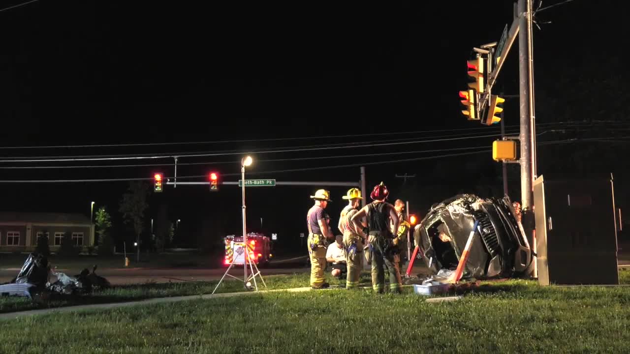 Injury accident with Roll-over and Rescue
