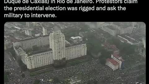 BRAZIL PROTESTORS STANDING UP!