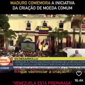 Maduro comemoora moeda unica