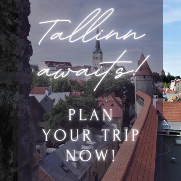 🏰 Tallinn awaits! ✈️ Plan your trip now!
