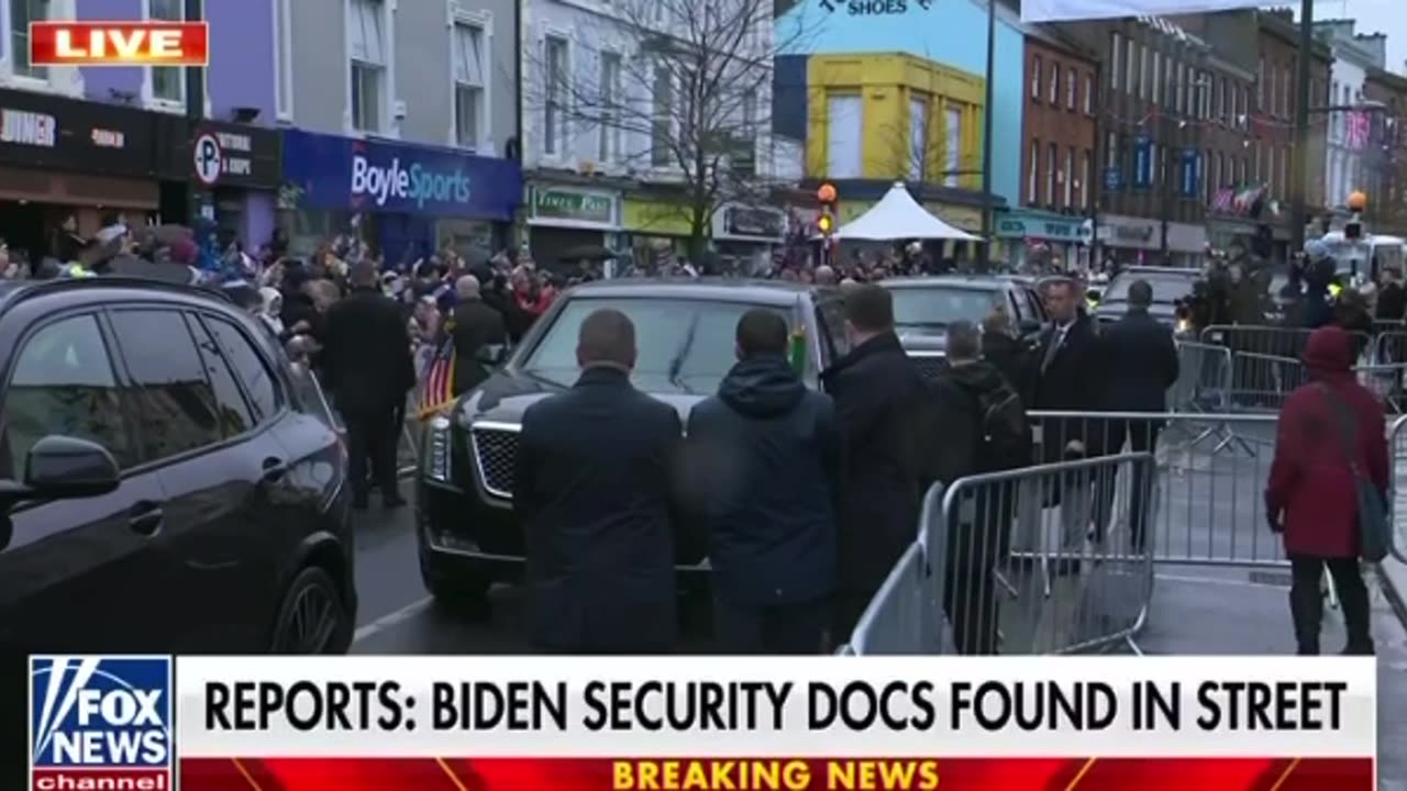 Biden security docs found in the street!
