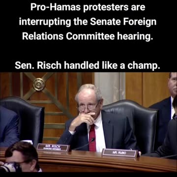 Insurrection! Pro-Hamas Protesters Interrupt Senate Committee Hearing - Where is the FBI?