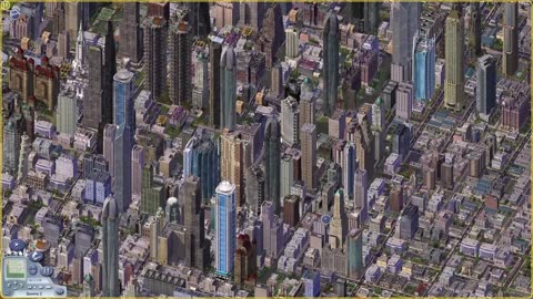 Huge city with many skyscrapers - Sim CIty 4 (part 1 of 2)