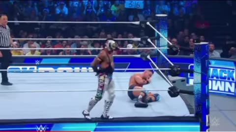 Rey Mysterio wins the United States championship match