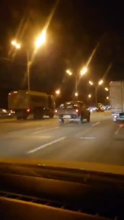 Unconfirmed videos have begun to circulating social media this evening of Russian Topol-M ICBM’s