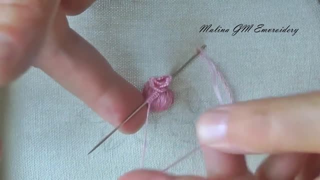 Embroidery: What is the embroidery of the three-dimensional little rose? Part Seven.