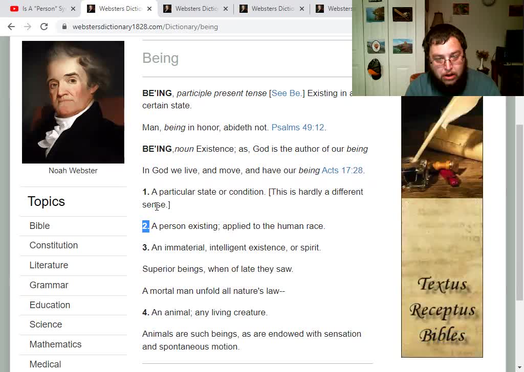 responding to bryan's video "is person synonymous with being"