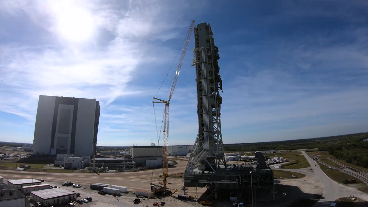 Enhancements Underway for Artemis II Mobile Launcher 1 at Park Site