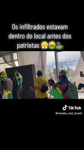 INFILTRADOS CHAMANDO NOSSOS PATRIOTAS PARA ENTRAREM NO CONGRESSO NACIONAL