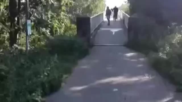 Skateboarding in Dusseldorf.