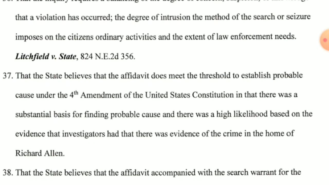SEP 25 2023 DELPHI DOCUMENTS STATE RESPONDS TO FRANKS REPORT #ODIN #DELPHIMURDERS