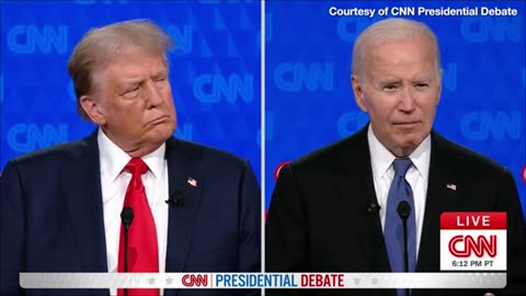 "Look If We Finally Beat Medicare" Trump Does a Double Take as Biden Glitches on Stage