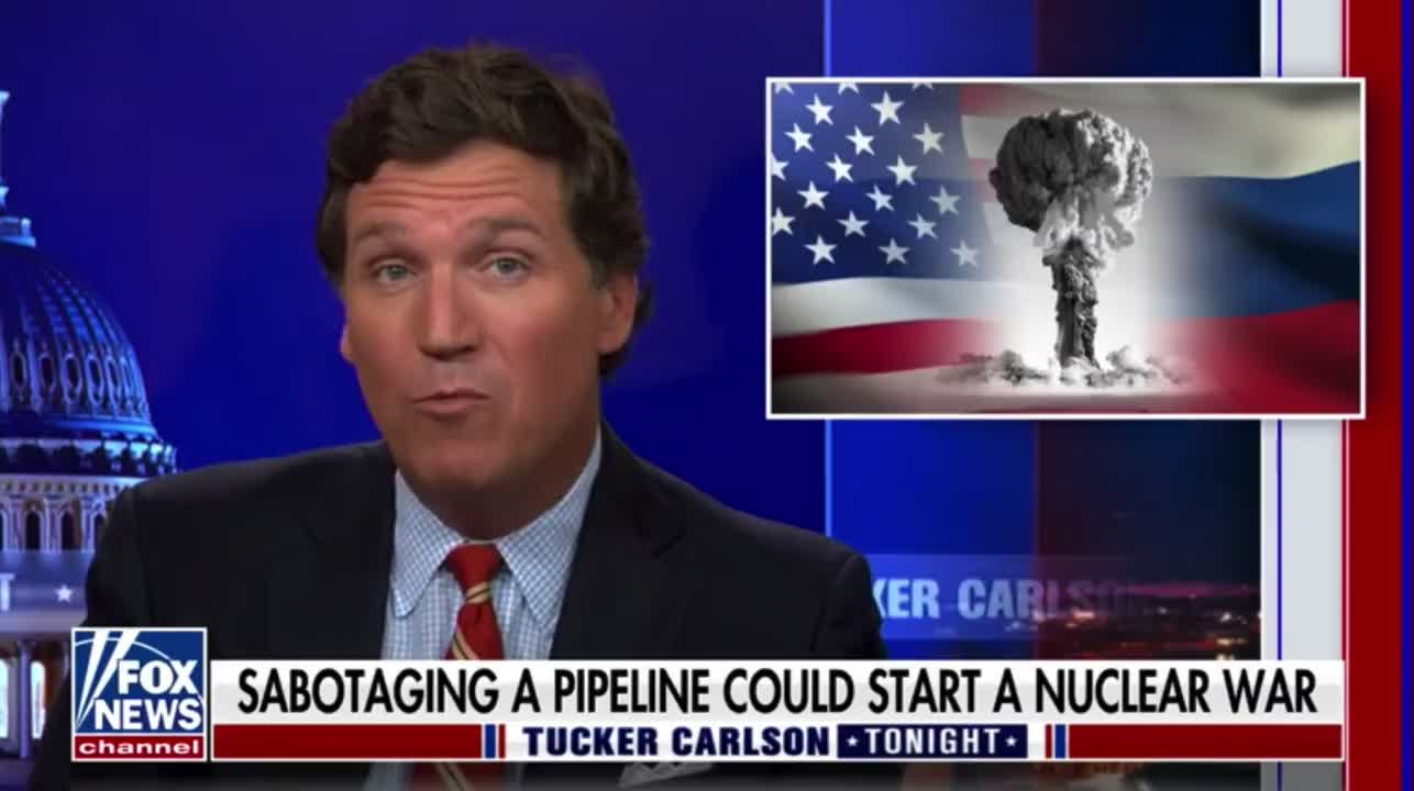 Tucker Carlson questions what happened to the Nord Stream pipeline