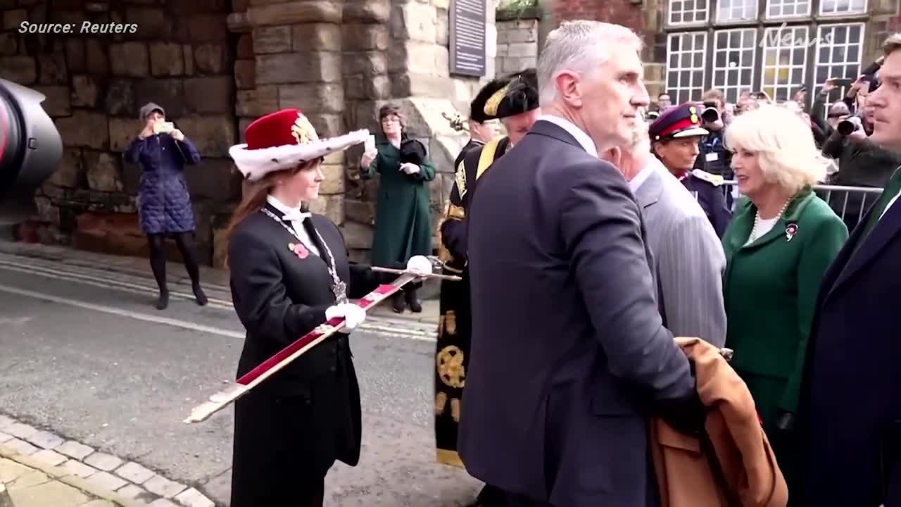 Eggs thrown at King Charles in northern England