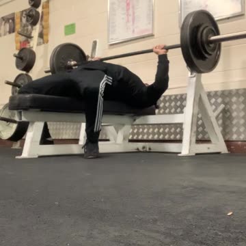 Bench press 115kg at 95% 1x1