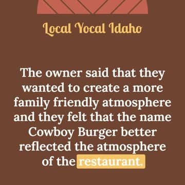 Goodbye to Bad Boy Burger and Hello to Cowboy Burger #idaho #podcast #burgers #fastfood #boise