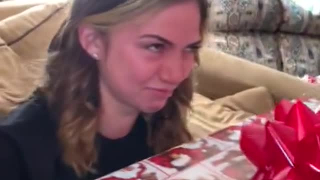 Girl Hears Barking From Christmas Gift