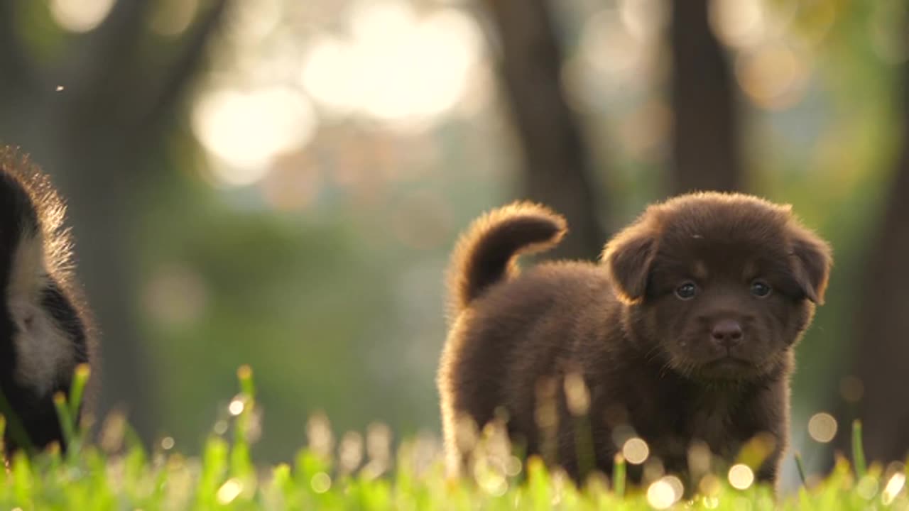 Puppies Playing In The Park।। cute dog।।small dog 🐕।।