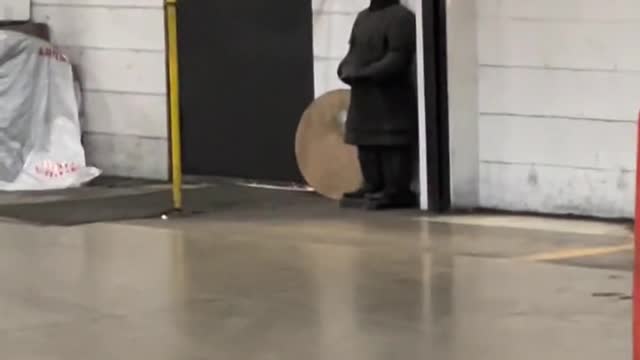 It showed up here by an American truck driver