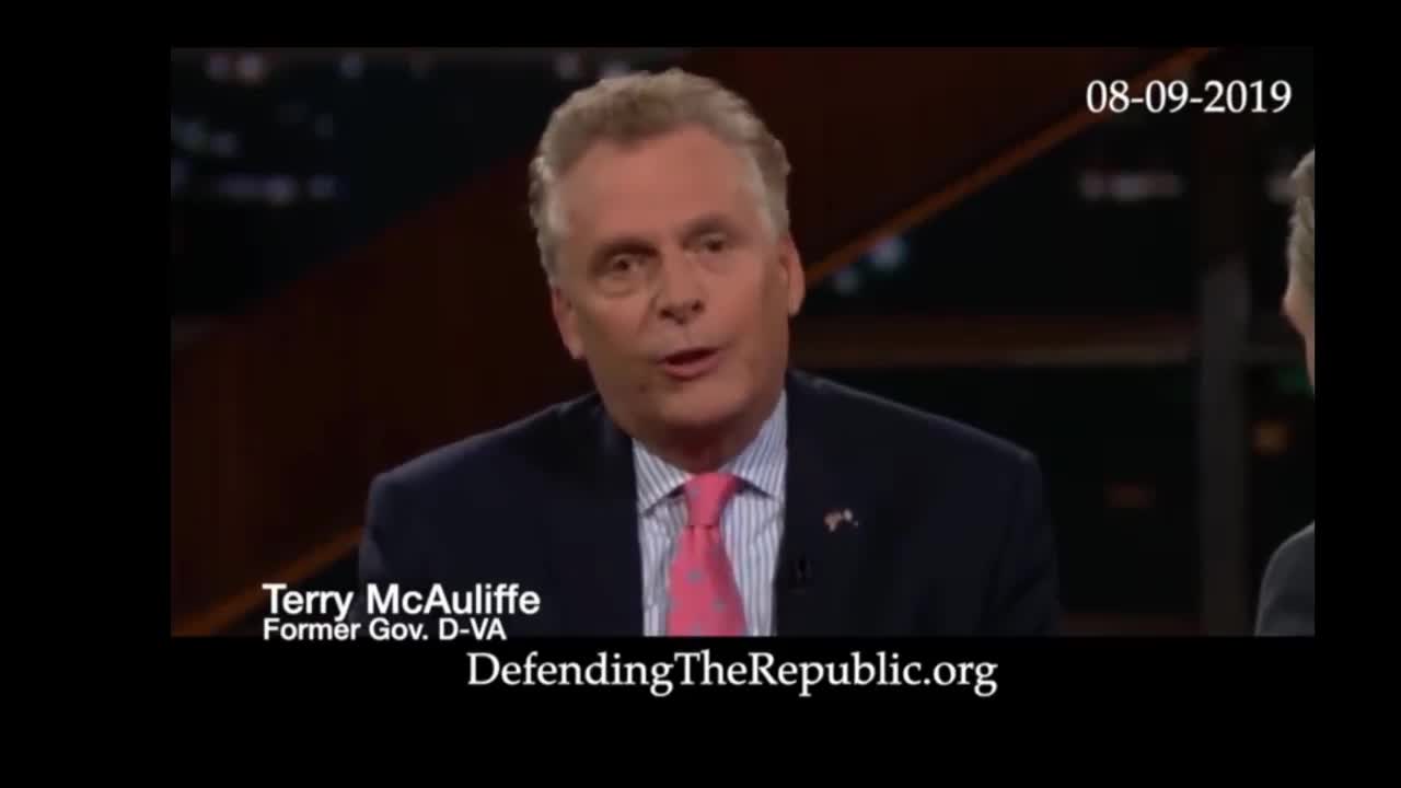 Voter fraud Terry Mcauliffe admits to voting machines can be tampered with 2019