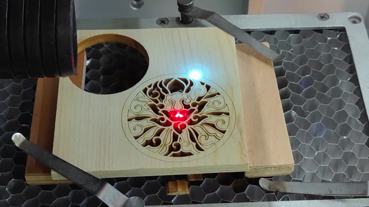 Wood Cutting By Cosmo UV Laser Machine