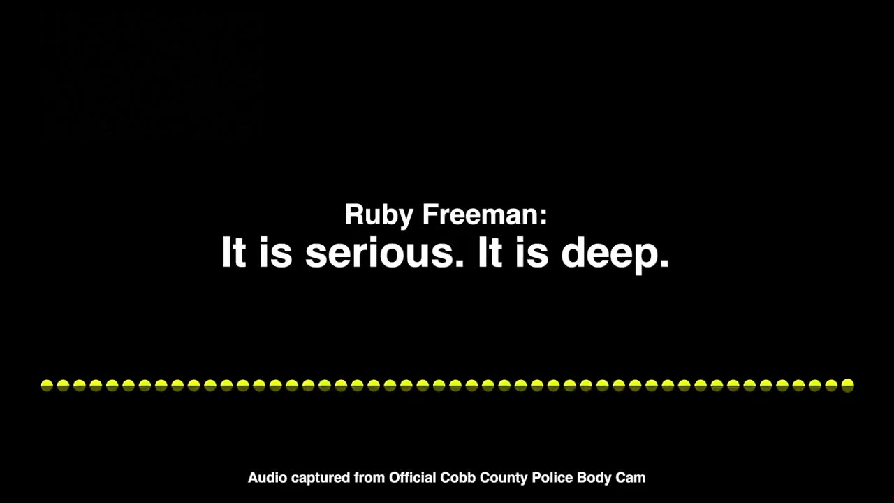 Ruby Freeman corrupt 2020 election theft admission