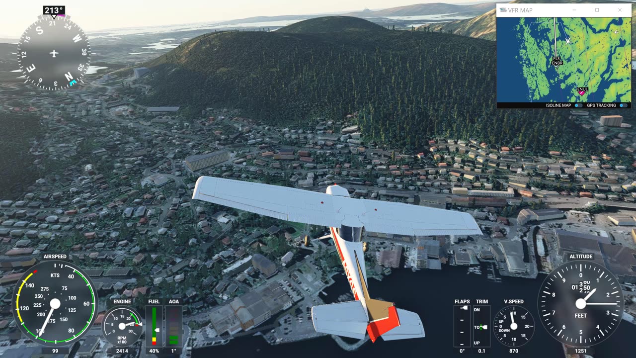 Microsoft Flight Simulator 2020 Bergen, Norge