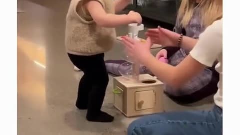 Two sisters react to their little brothers first steps. ❤️‍🔥