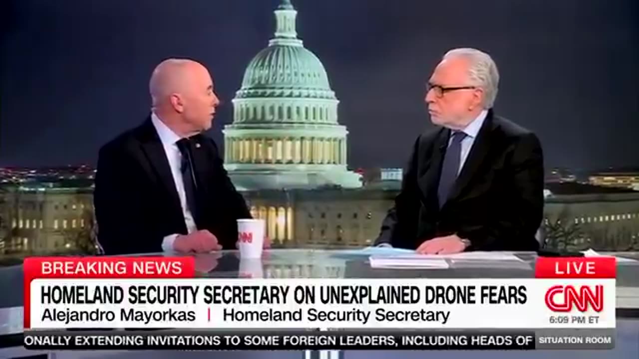 DHS Secretary Alejandro Mayorkas Downplays Drone Sightings