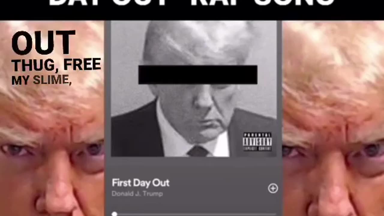 Donald Trump dropped a FIRST DAY out Rap song 🎵😳🔥#shorts #trending #viral